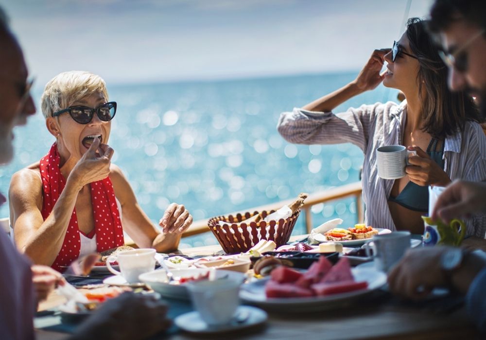 Mediterranean flavours for a romantic coastal dinner
